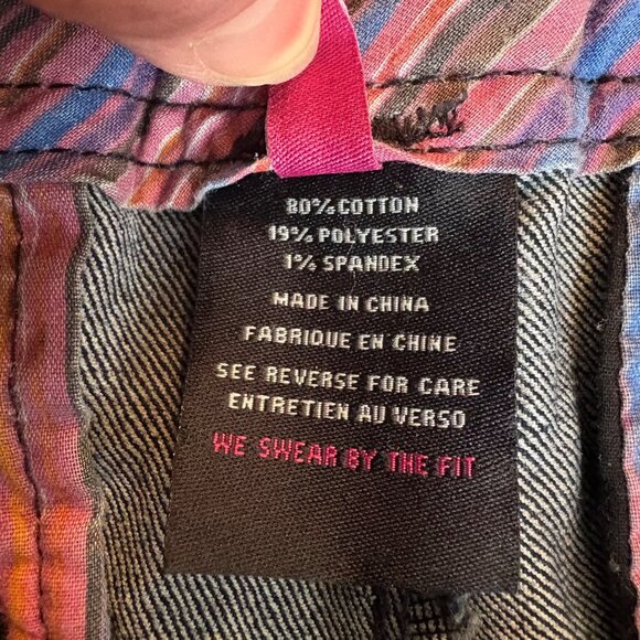 High-Waisted 3 Button Fly Torrid Stretch Denim Skinny Jeans Size 12 Button Zip - Picture 6 of 8